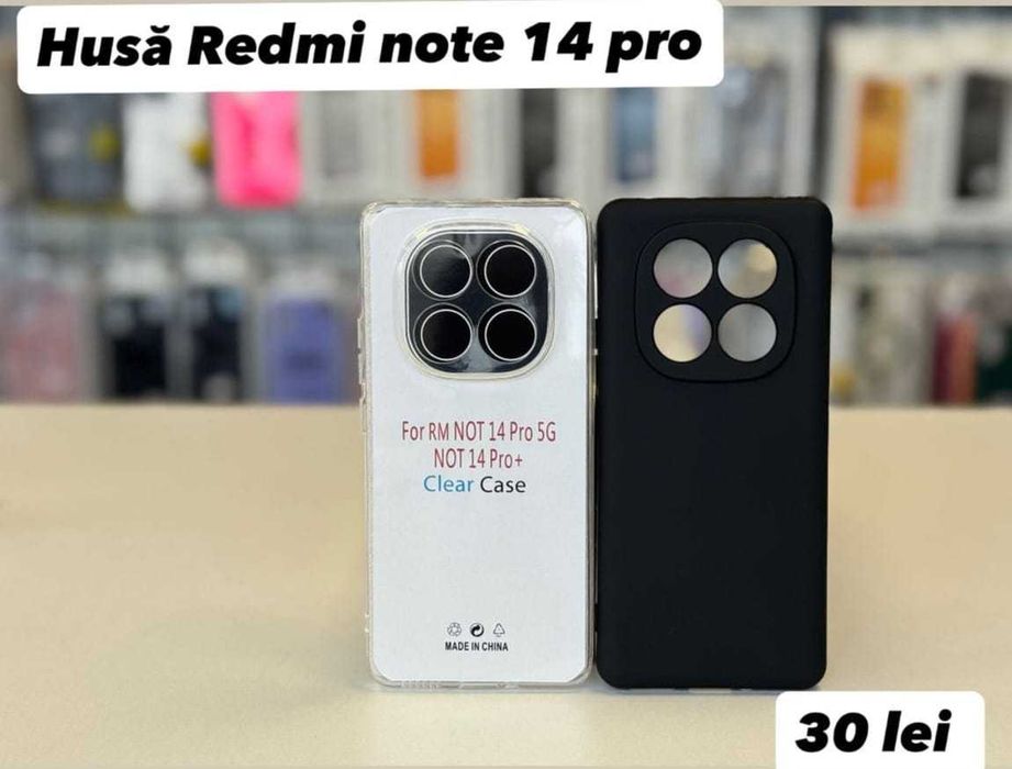 Husă silicon, folie, cablu, încărcător Redmi Note 14 Pro