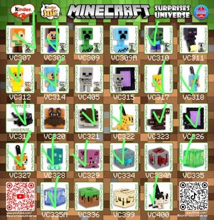Kinder joy minectaft/strsnger things киндер маинарафт осд