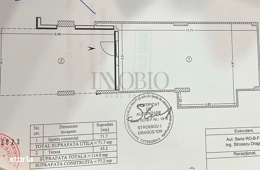 Spațiu Comercial Premium în One Cotroceni | 71 mp + Terasă 43 mp