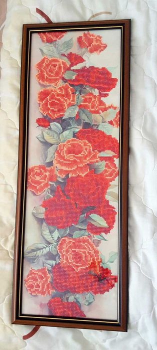 4 броя диамантен гоблен/диамантени гоблени в рамка 30 / 30. Уникални!