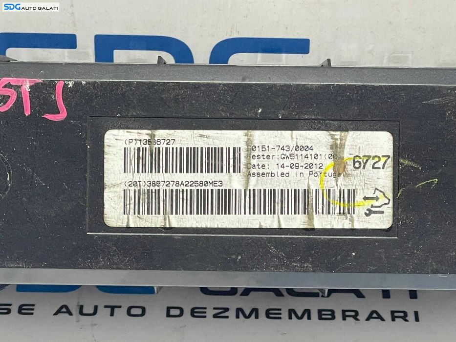 Unitate Modul Calculator AC Clima Climatronic Opel Astra J 2009 - 2015 Cod 13586727 [L3376]