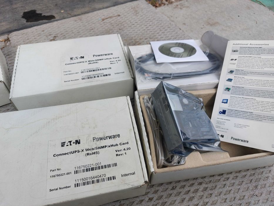 Сетевая карта Eaton ConnectUPS-X Web/SNMP/xHub card 5 штук