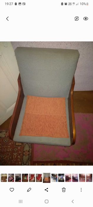 Mobila de dormitor ani 1960,set complet mobila