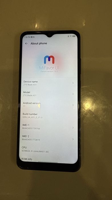 ZTE Blade A51…..
