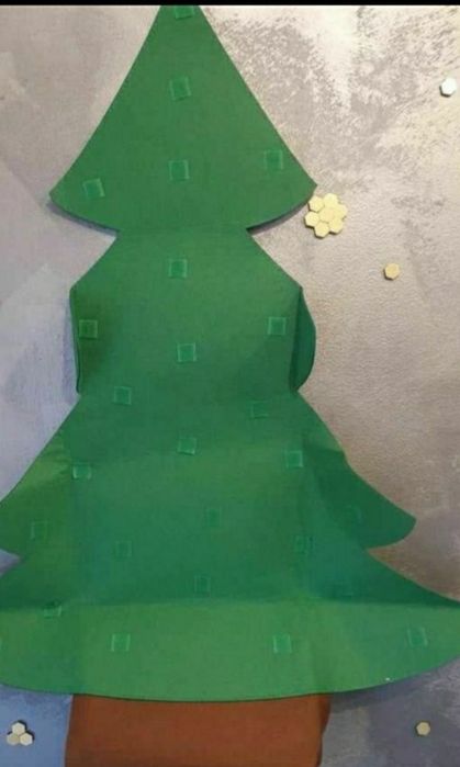 Brad fetru sigilat nou, ideal cadou Craciun cu decoratiuni fetru