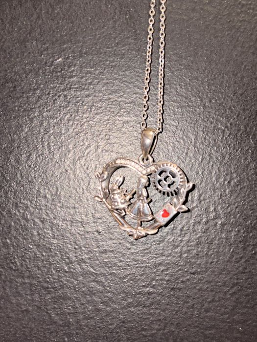 Lănțișor din argint – model Alice în Țara Minunilor