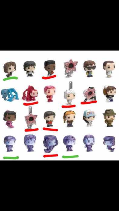 Kinder joy фигурки ОСД очень странные дела