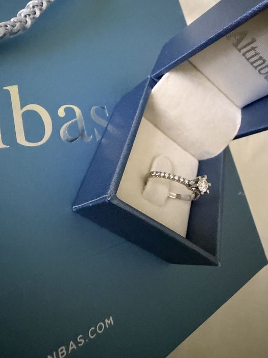 Пръстен Altinbas с Диаманти 0.40ct от Бяло Злато 14K
