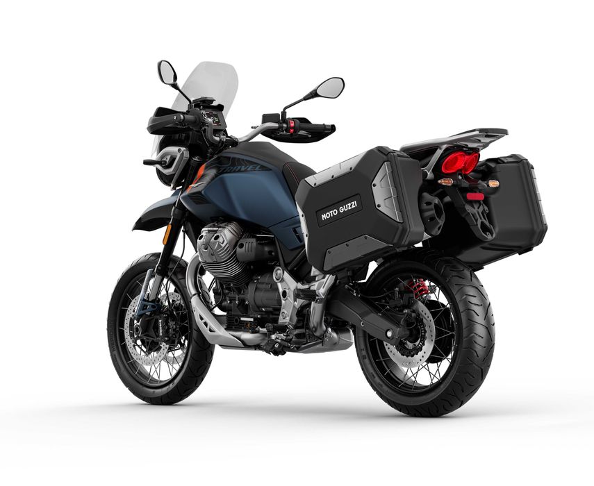 Moto Guzzi V85 TT TRAVEL E5+ 2026 - Cel mai Touring Full si cu Cardan!