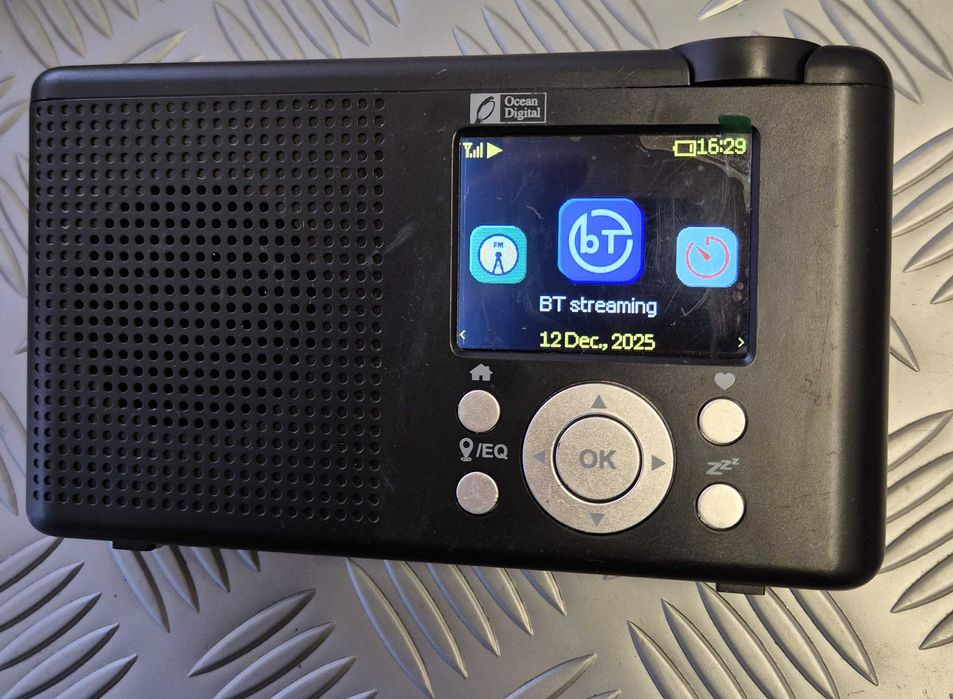 Ocean Digital WR-23F Преносимо интернет радио, батерия Wi-Fi Bluetooth