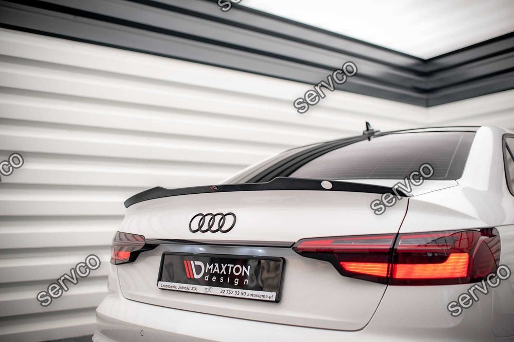 Eleron spoiler cap Audi A4 B9 Sedan Facelift 2019- v7 - Maxton Design