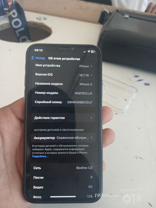 Iphone X holati ideal