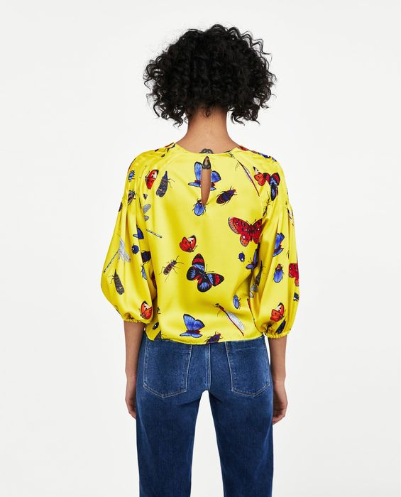 Zara блуза с аликации