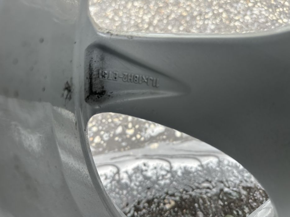 Roti iarna porsche in doua latimi BBS 5 spite