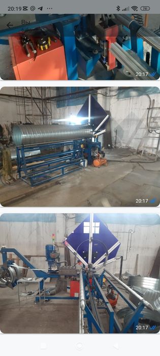 Станок спирально навивной