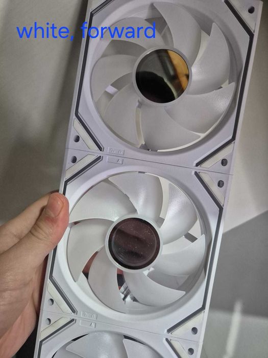 Set 3 Ventilatoare TZMRIT Interstellar V2 120mm ARGB White Resigilat