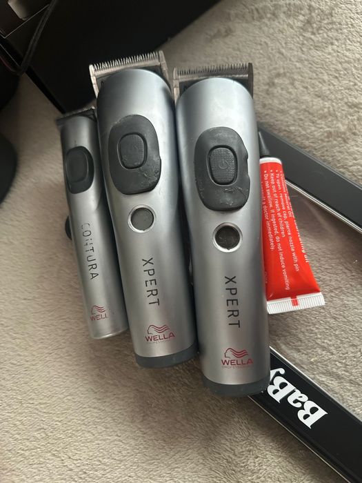 Masina tuns Wella 3 buc ( 2 mari , 1 contur )