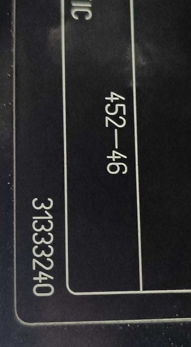 Bara fata spoiler OEM Rdesing VOLVO S60 V60 2010 - 2013 negru 452 - 46