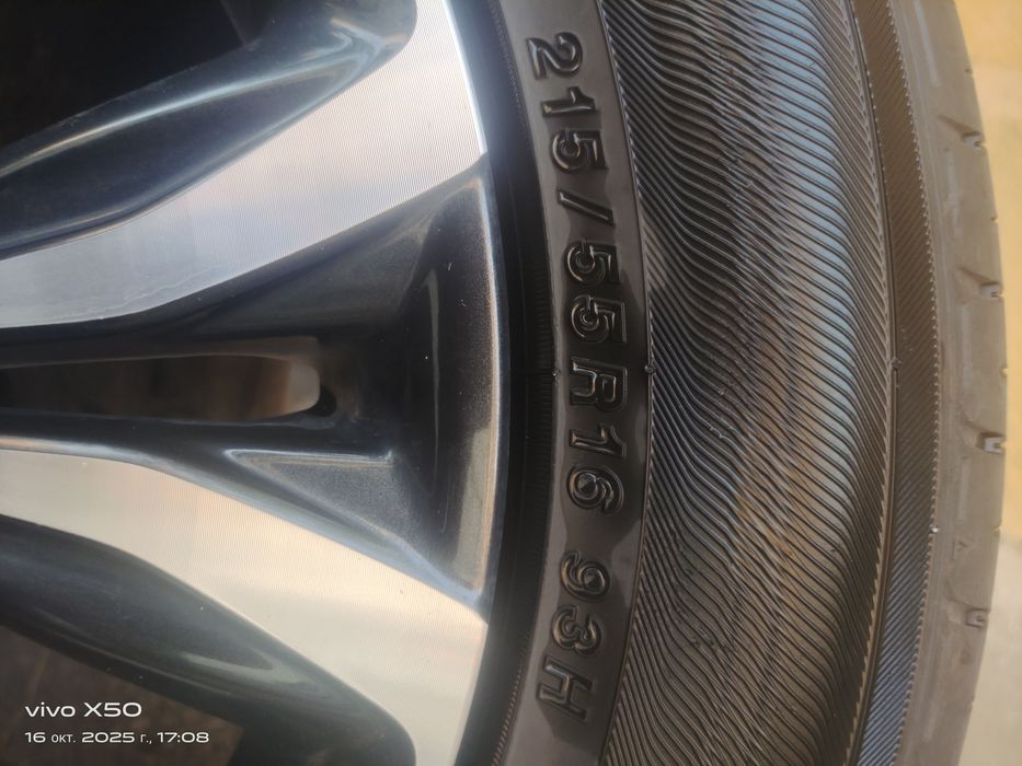 Диски и шины. Diska Balon Honda Crider 215/55/16 YOKOHAMA Radnoy balon