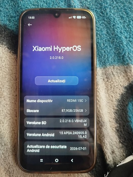 Vând telefon stare 9 din 10 Redmi 15c