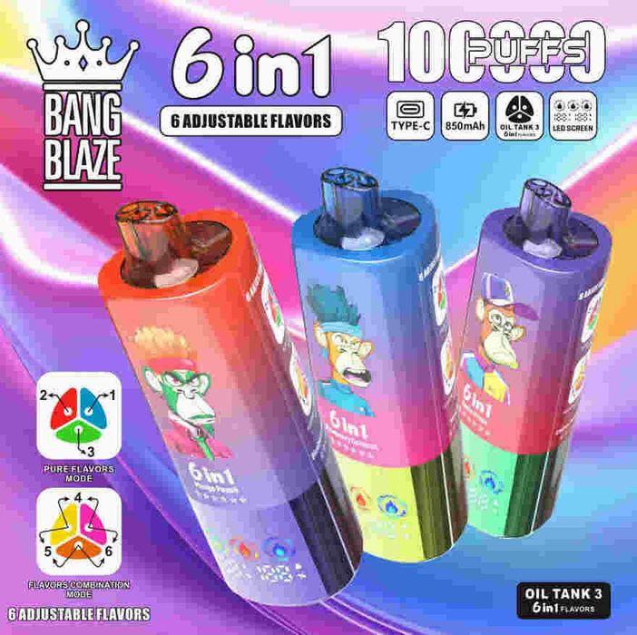 Vape Bang Blaze 100000K Puffs 6 in 1