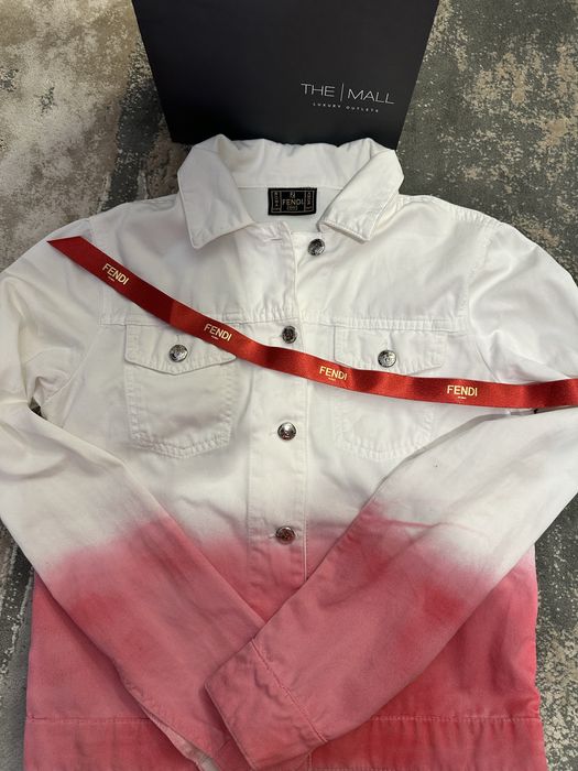 Намаление ! Оригинално яке Fendi Jeans, 40 IT +  подарък топ с камъчета  Rocco Barocco