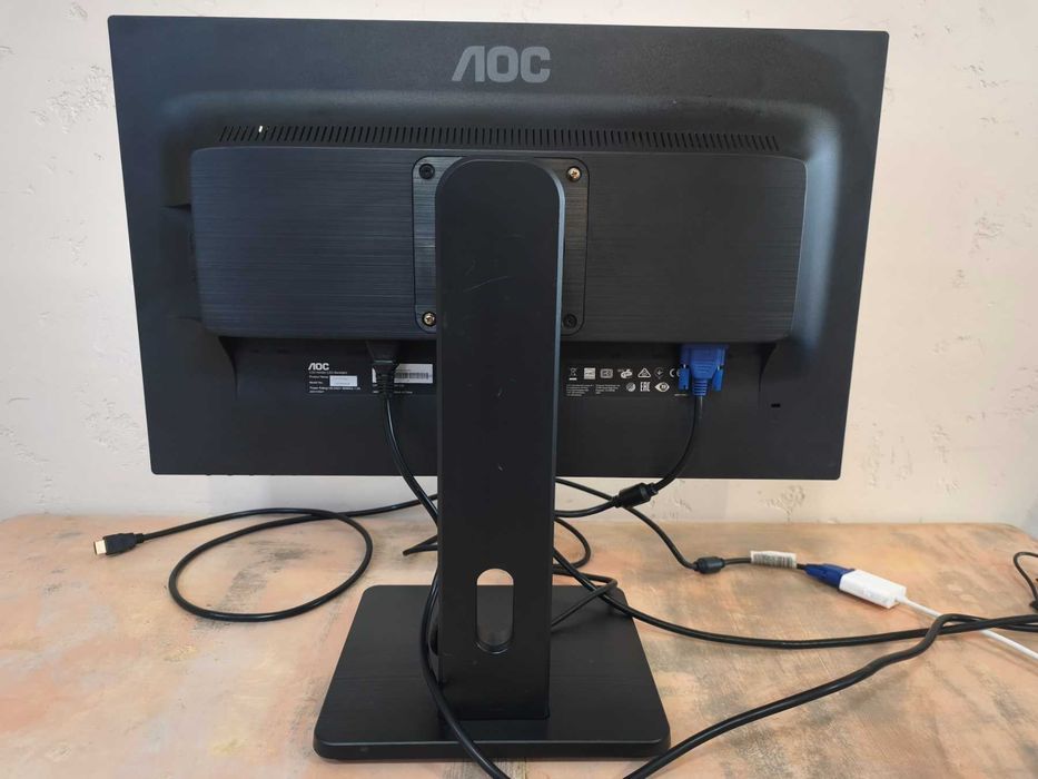 AOC I2475PXQU – 24" IPS Full HD монитор с USB Hub и регулируема стойка | Клас A -