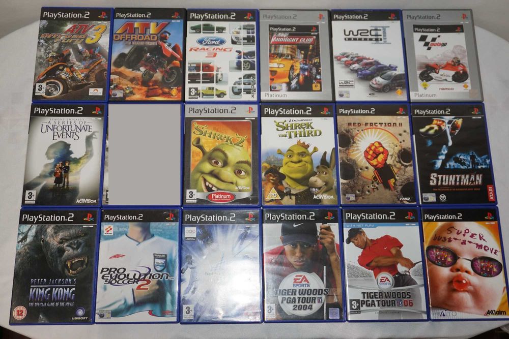 Лот от 187 игри за PS2 Turok/50 Cent/Star Wars/Ratchet And Clank/Sonic