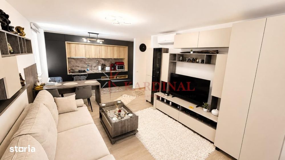 Apartament 2 camere mobilat utilat -Urban Plaza- Parcare subterana