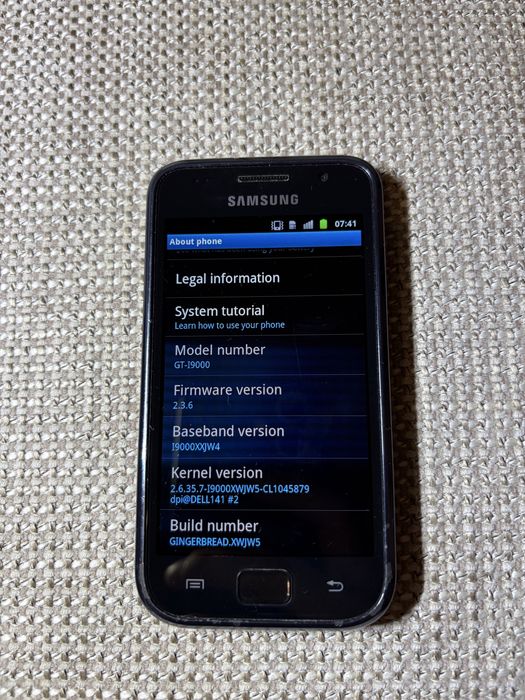 Samsung Galaxy S (GT-i9000) 8GB