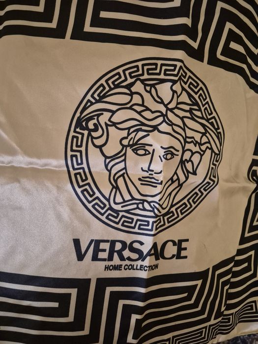Set lenjerie de pat din bumbac satinat Versace