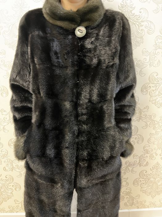 Норковая шуба б/у