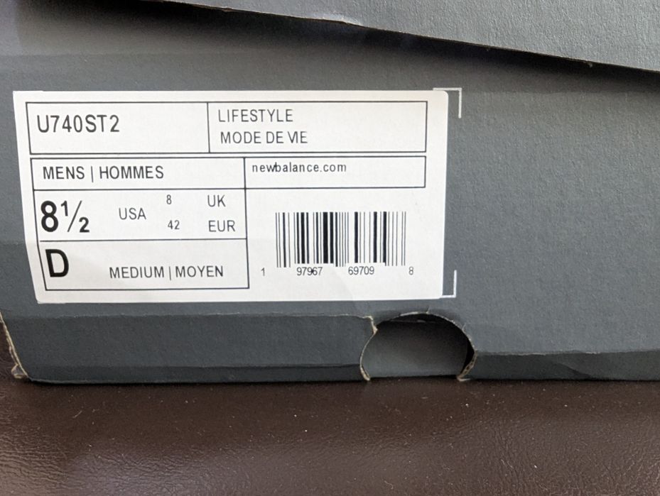 New balance 740. Оригинал. Новые. 40.5 размер
