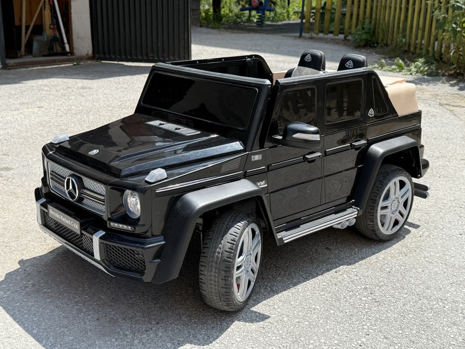 Акумулаторен джип MERCEDES MAYBACH G650 ЧЕРЕН