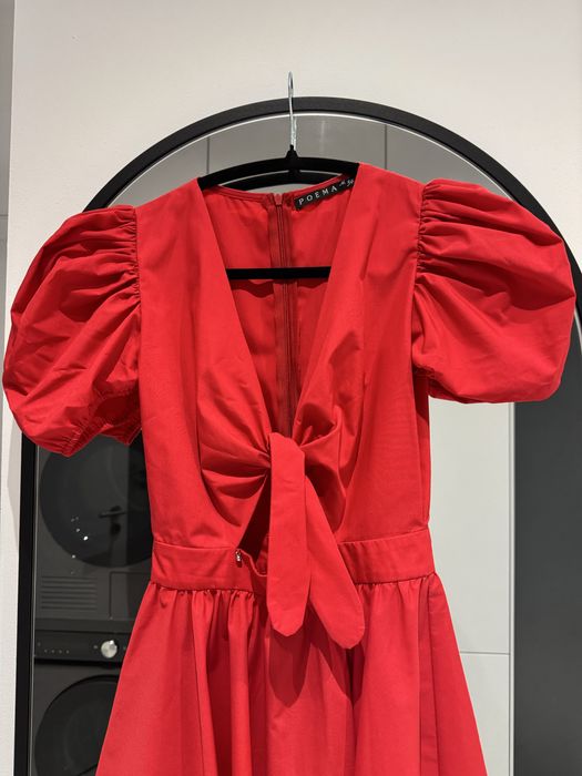 Rochie rosie Poema 34