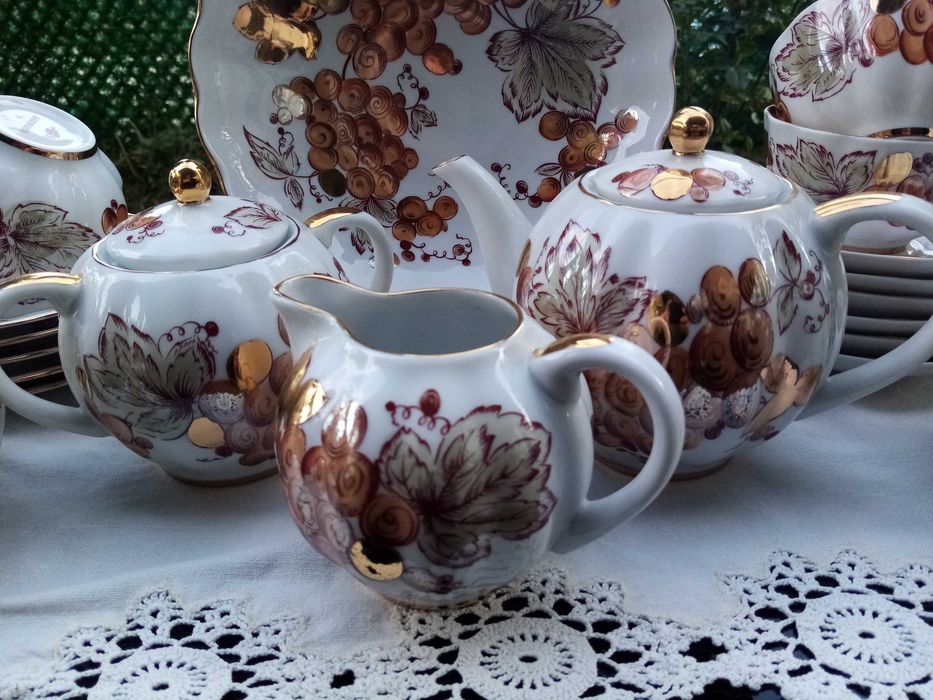 * Золотой виноград - ЛФЗ * - пълен сервиз за чай !