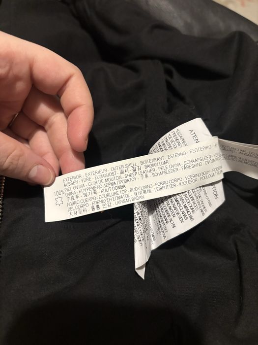 geaca de piele zara
