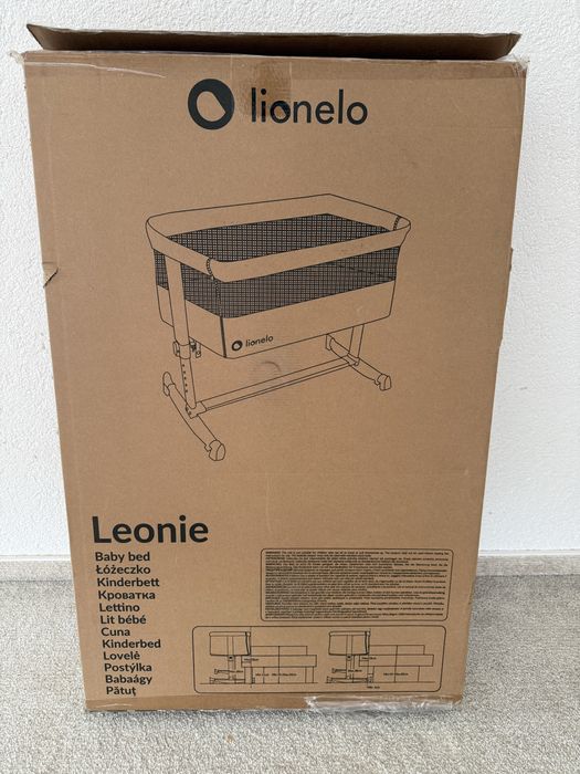 Patut pentru copii Lionelo - Leonie 3 in 1, reglabil - Beige Sand Grey