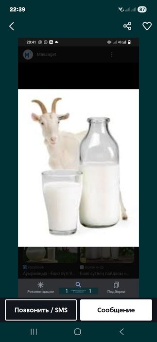 Домашнее козлиное молоко без запаха  лечебное