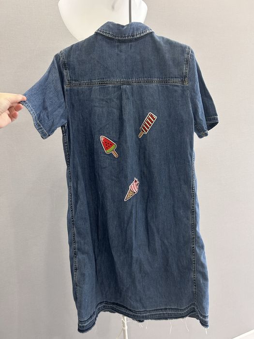 Levis джинсовое короткое платье Xs