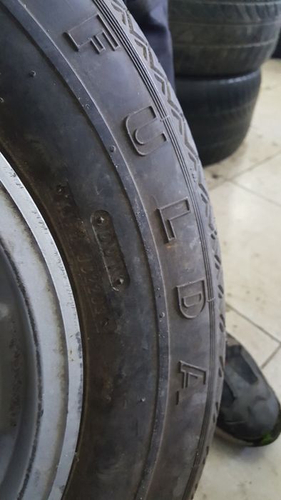 Джанта 13 ауди vw 4х100 с нова гума 175 70 13