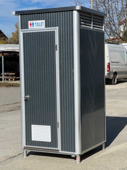 Cabină toaletă cu duș și chiuvetă sanitară camping șantier evenimente