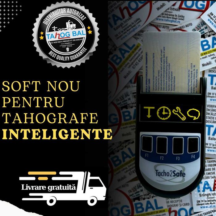 Aparat descărcare tahograf/card șofer – G2V2 obligatoriu UE