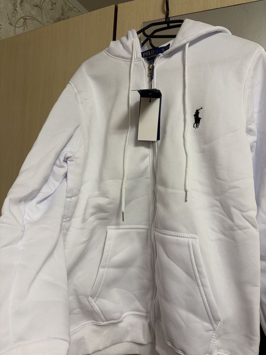 Hanorac alb polo M