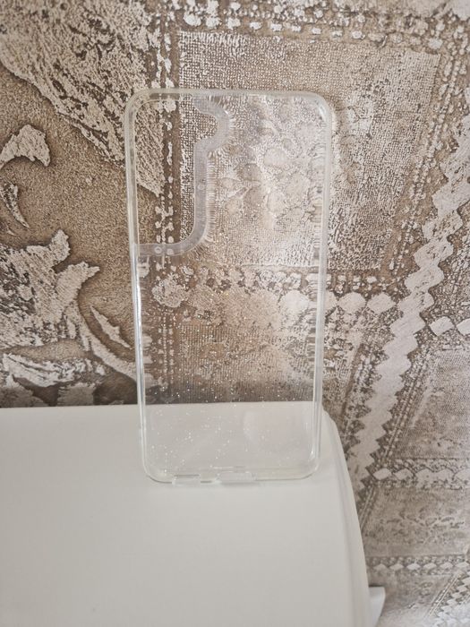 Лъскав прозрачен силиконов калъф / case за Samsung Galaxy S22