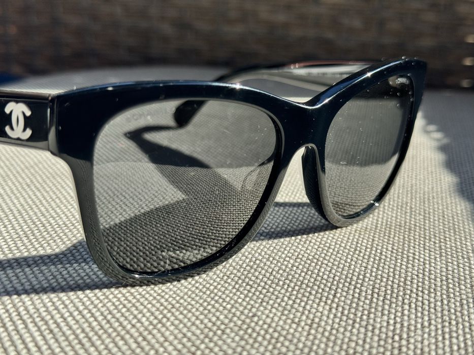 Ochelari soare dama Chanel Ref. 5380-A Acetate Black/Grey