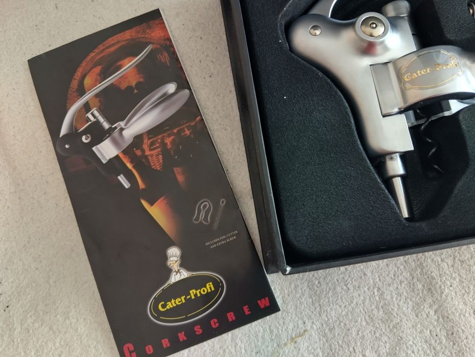 Нов тирбушон за вино

Забележки има само по кутията.