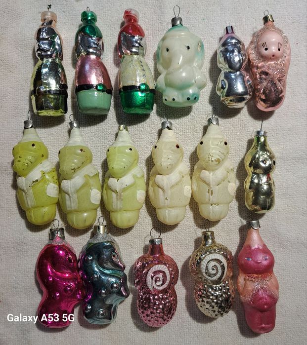 Елочные игрушки. СССР.