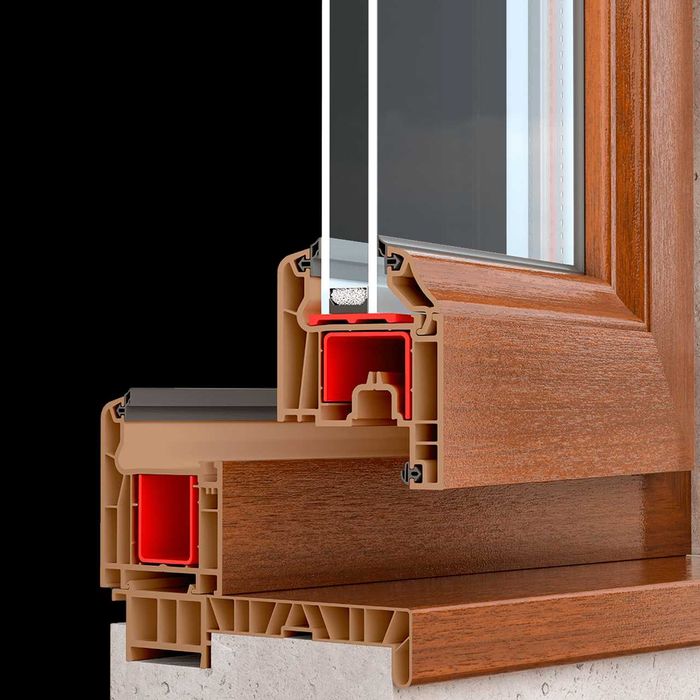 Окна ПВХ AKFA, Engelberg, Thermo | 6000–7000 серия