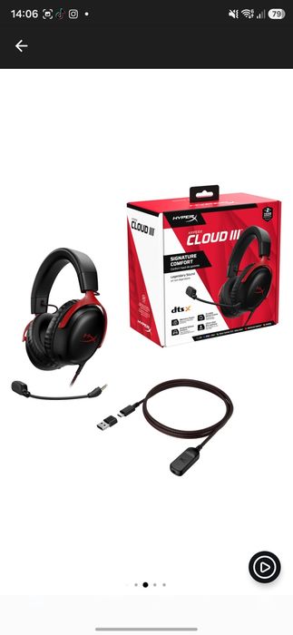 Casti hyperx cloud 3 (noi)